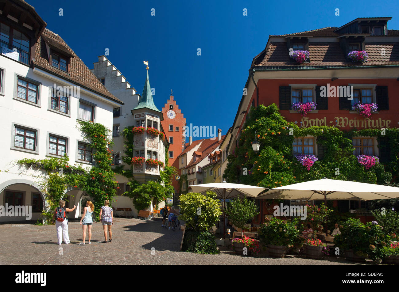 Meersburg, Bodensee, Baden-Württemberg, Deutschland Stockfoto