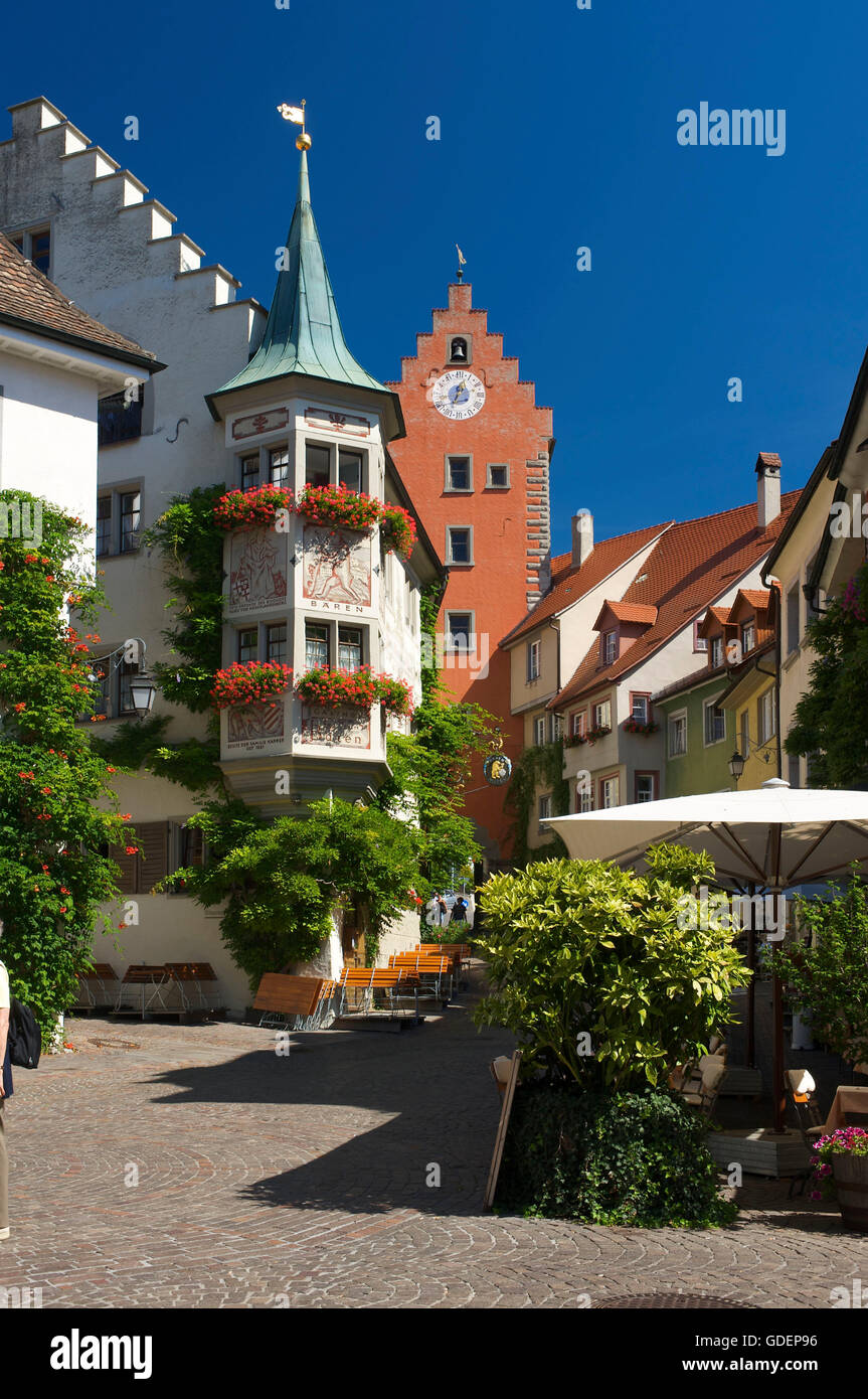 Meersburg, Bodensee, Baden-Württemberg, Deutschland Stockfoto
