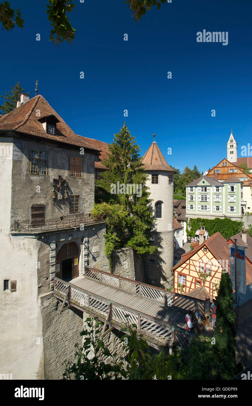 Burg Meersburg, Bodensee, Baden-Württemberg, Deutschland Stockfoto