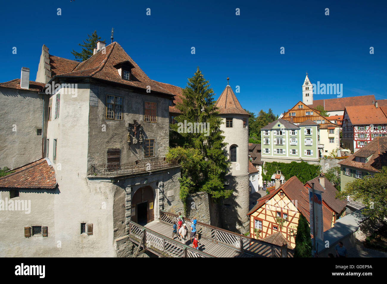 Burg Meersburg, Bodensee, Baden-Württemberg, Deutschland Stockfoto
