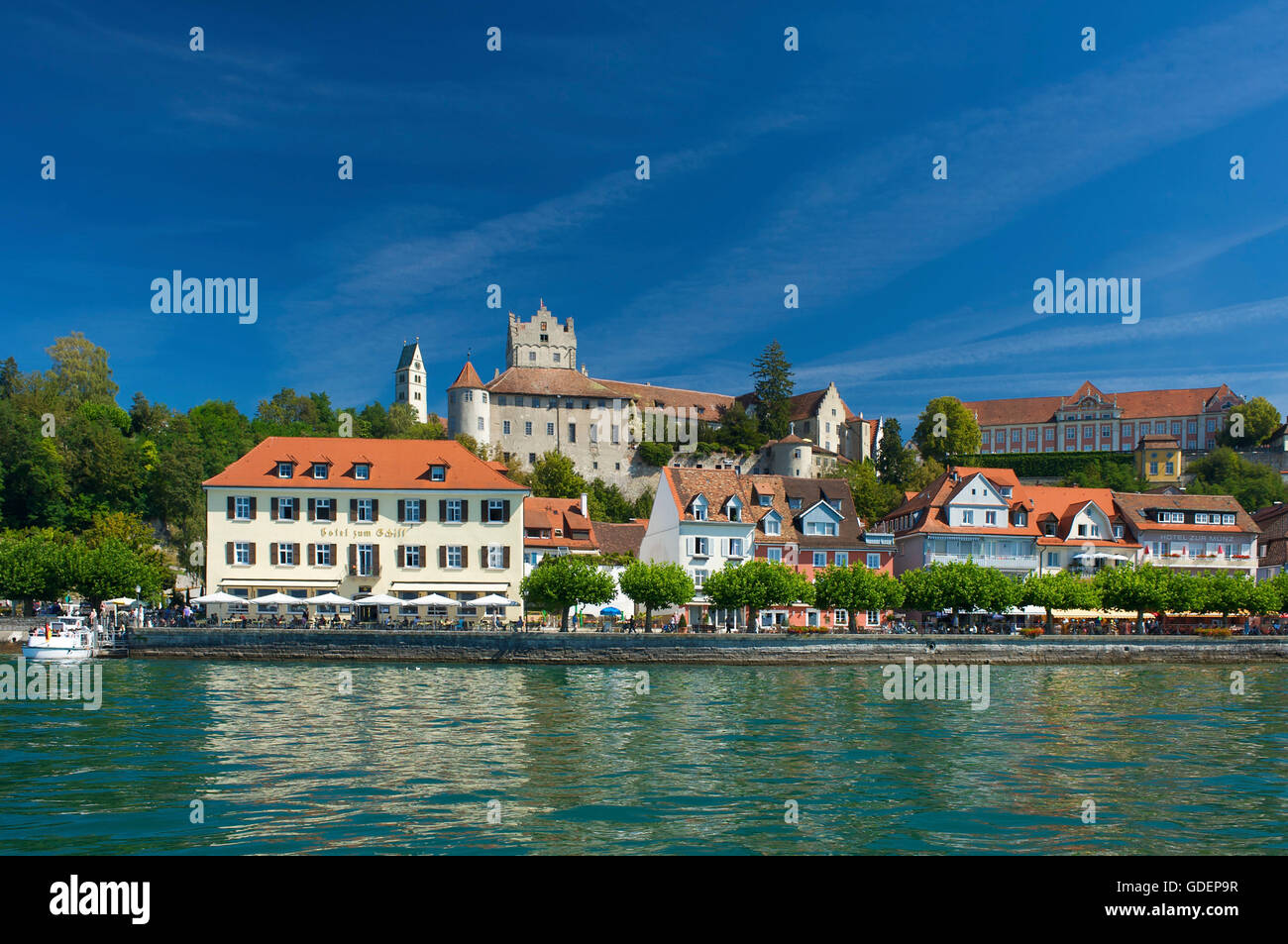 Burg Meersburg, Bodensee, Baden-Württemberg, Deutschland Stockfoto