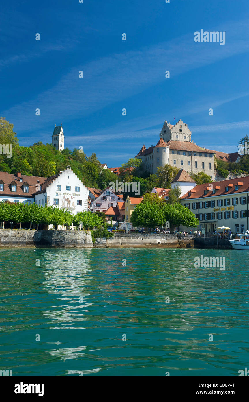 Burg Meersburg, Bodensee, Baden-Württemberg, Deutschland Stockfoto