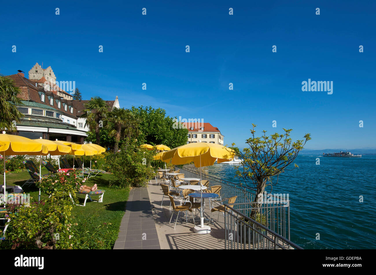 Meersburg, Bodensee, Baden-Württemberg, Deutschland Stockfoto