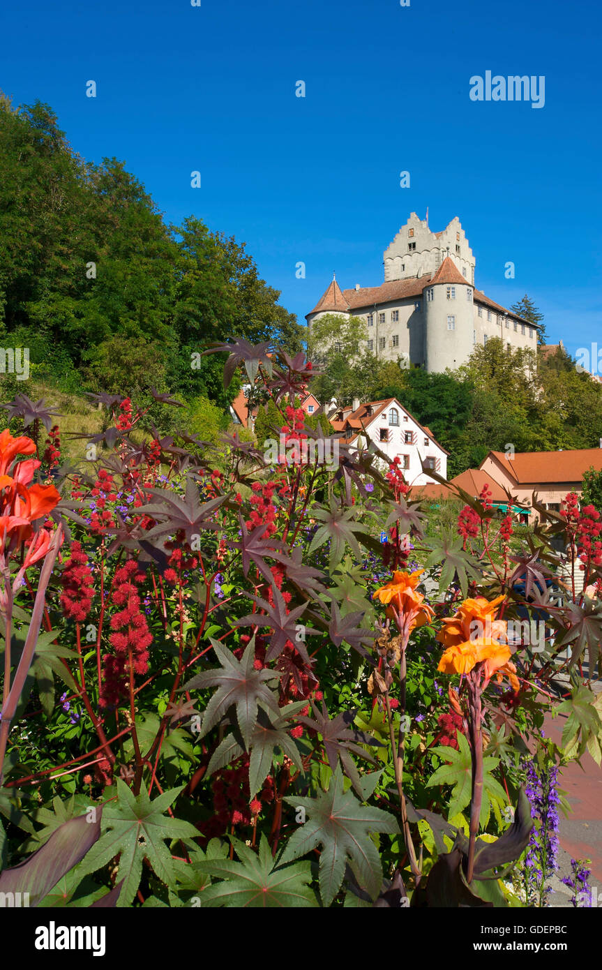 Burg Meersburg, Bodensee, Baden-Württemberg, Deutschland Stockfoto