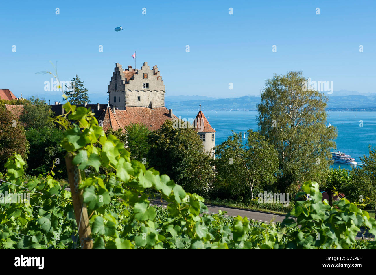 Burg Meersburg, Bodensee, Baden-Württemberg, Deutschland Stockfoto