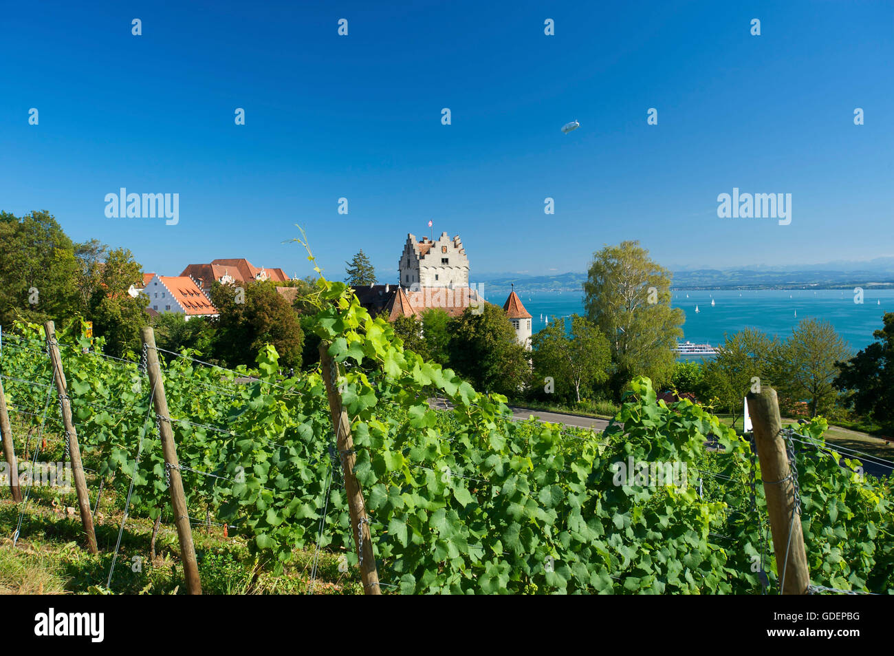 Burg Meersburg, Bodensee, Baden-Württemberg, Deutschland Stockfoto