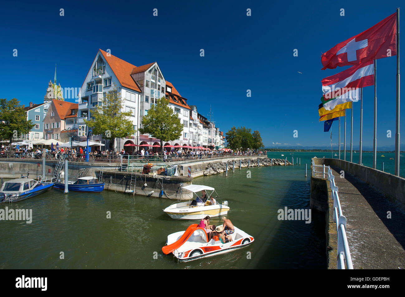 Friedrichshafen, Bodensee, Baden-Württemberg, Deutschland Stockfoto