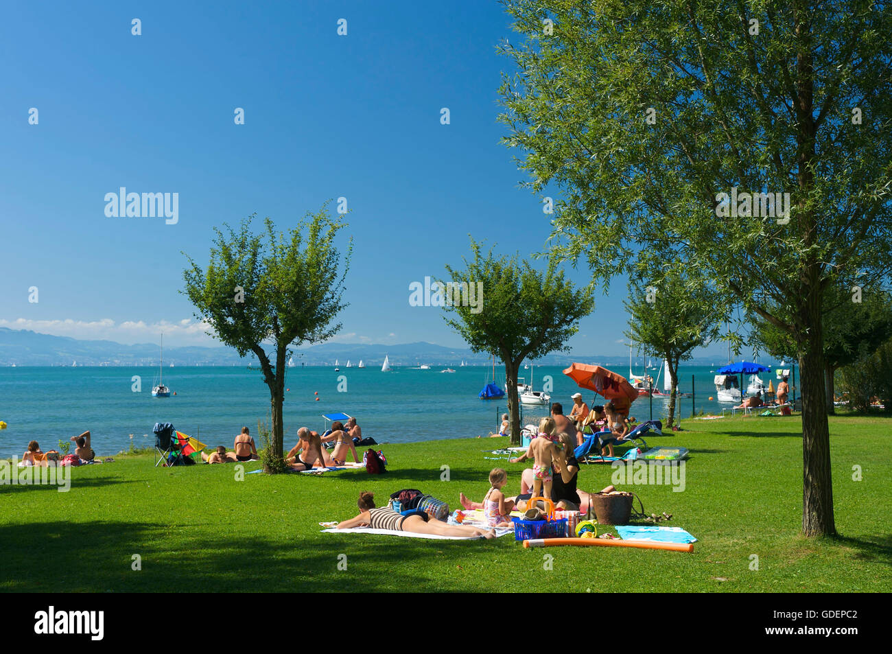 Wasserburg, Bodensee, Baden-Württemberg, Deutschland Stockfoto