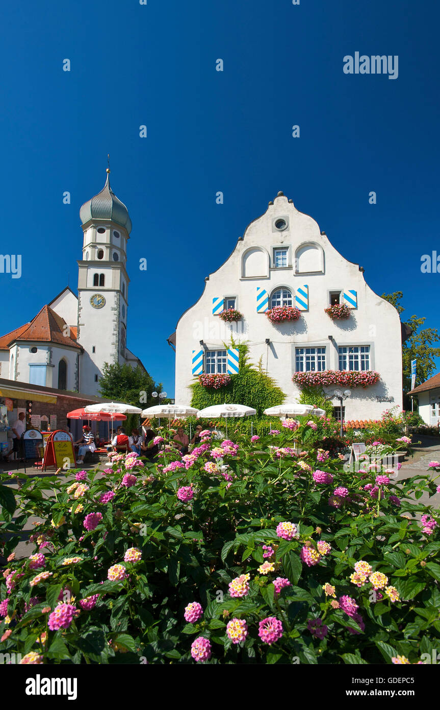 Wasserburg, Bodensee, Baden-Württemberg, Deutschland Stockfoto
