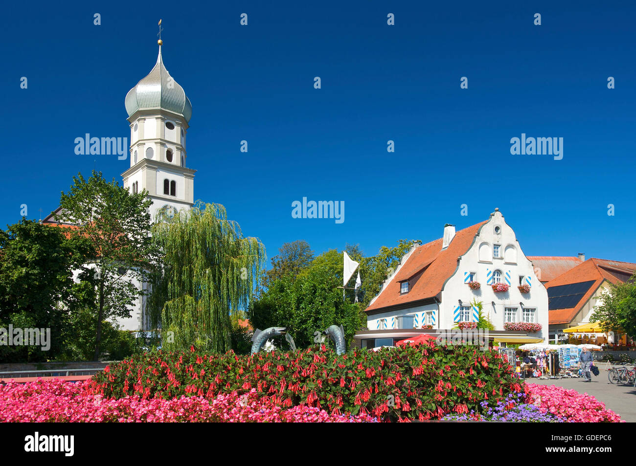 Wasserburg, Bodensee, Baden-Württemberg, Deutschland Stockfoto