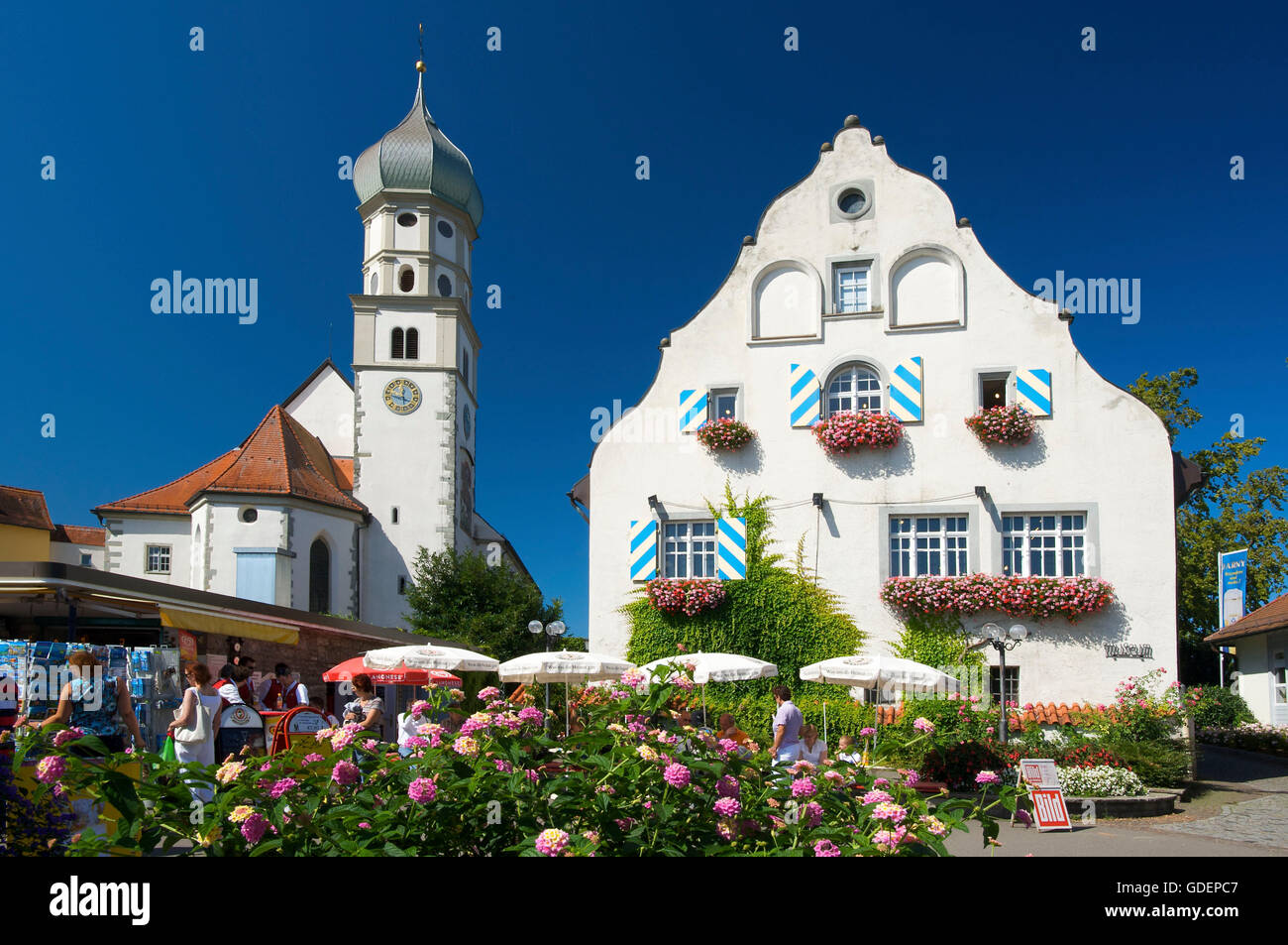 Wasserburg, Bodensee, Baden-Württemberg, Deutschland Stockfoto