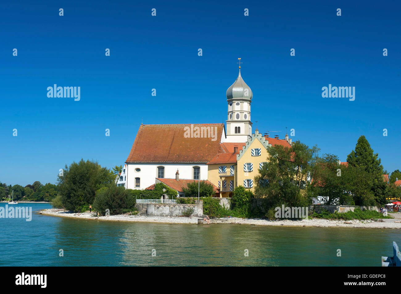 Wasserburg, Bodensee, Baden-Württemberg, Deutschland Stockfoto