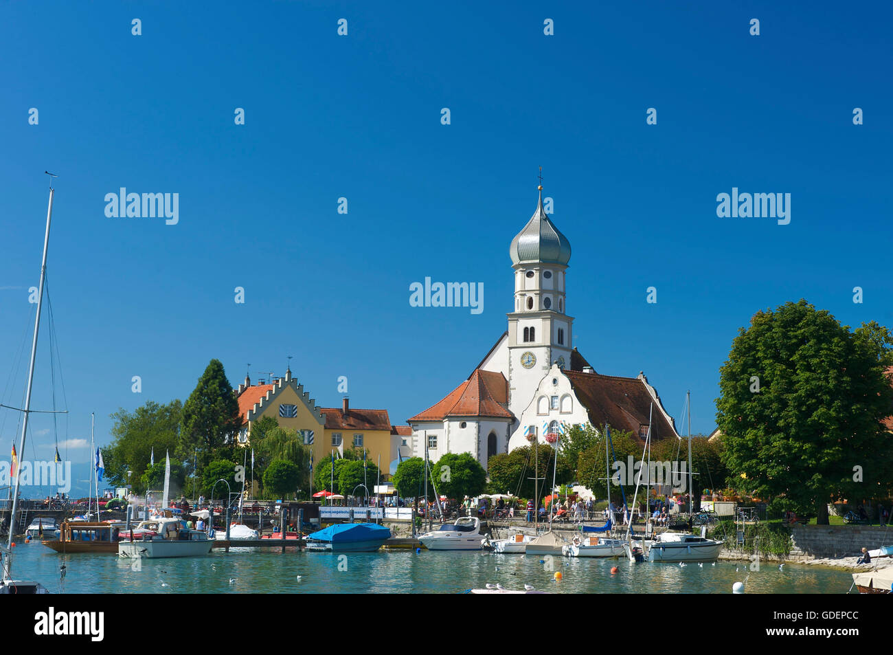 Wasserburg, Bodensee, Baden-Württemberg, Deutschland Stockfoto