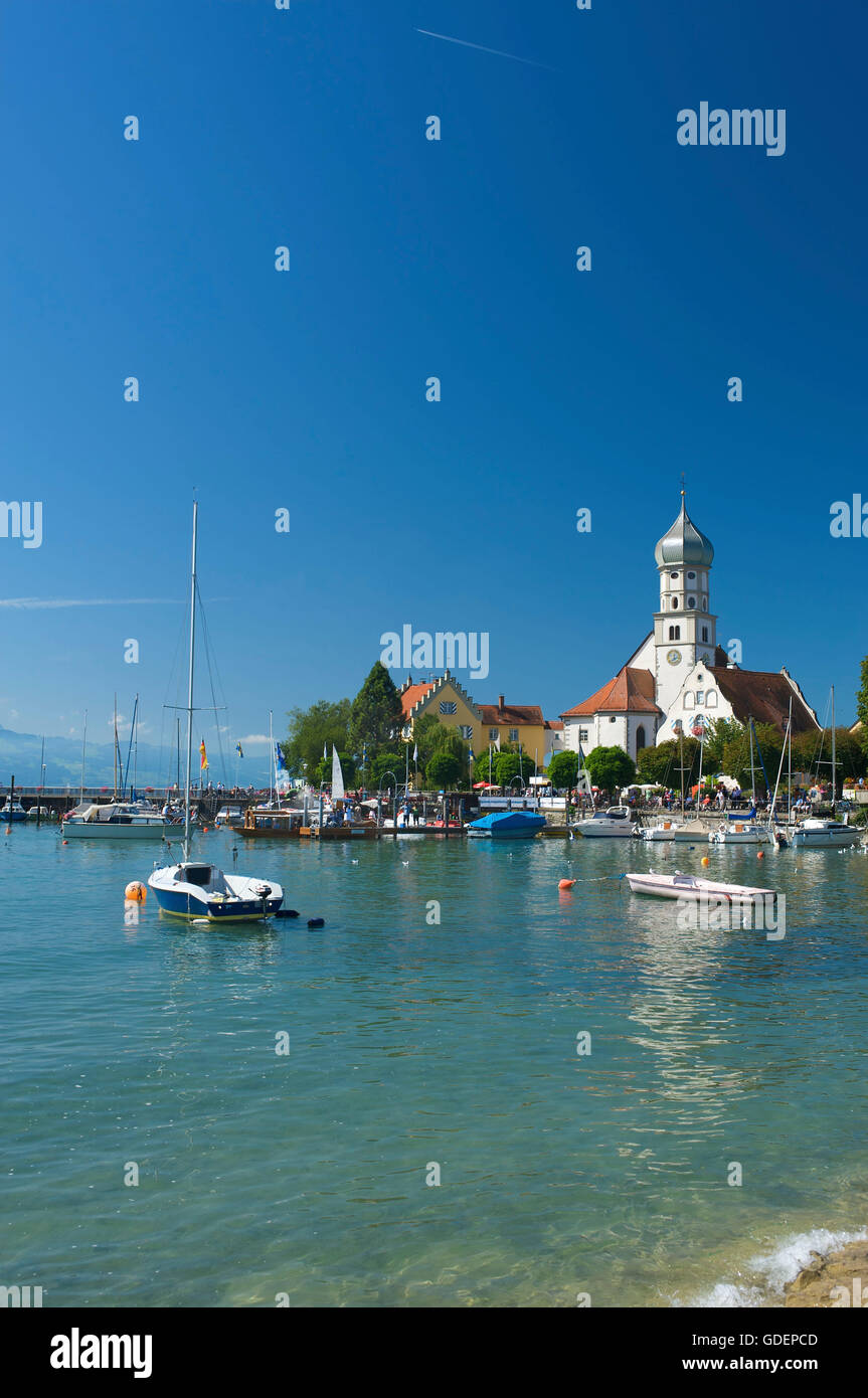 Wasserburg, Bodensee, Baden-Württemberg, Deutschland Stockfoto