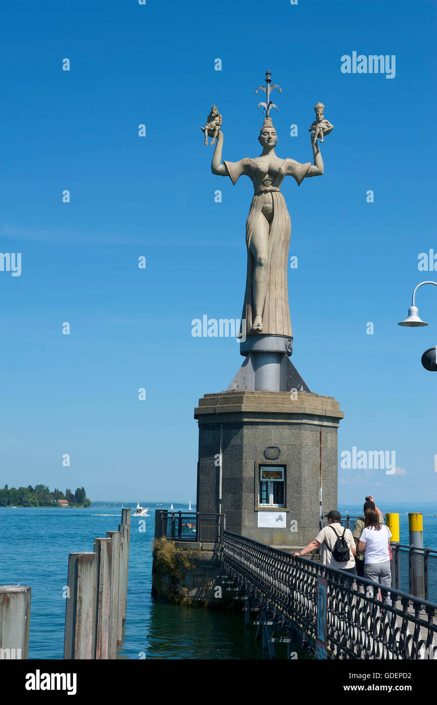 Imperia, Constance, Bodensee, Baden-Württemberg, Deutschland Stockfoto