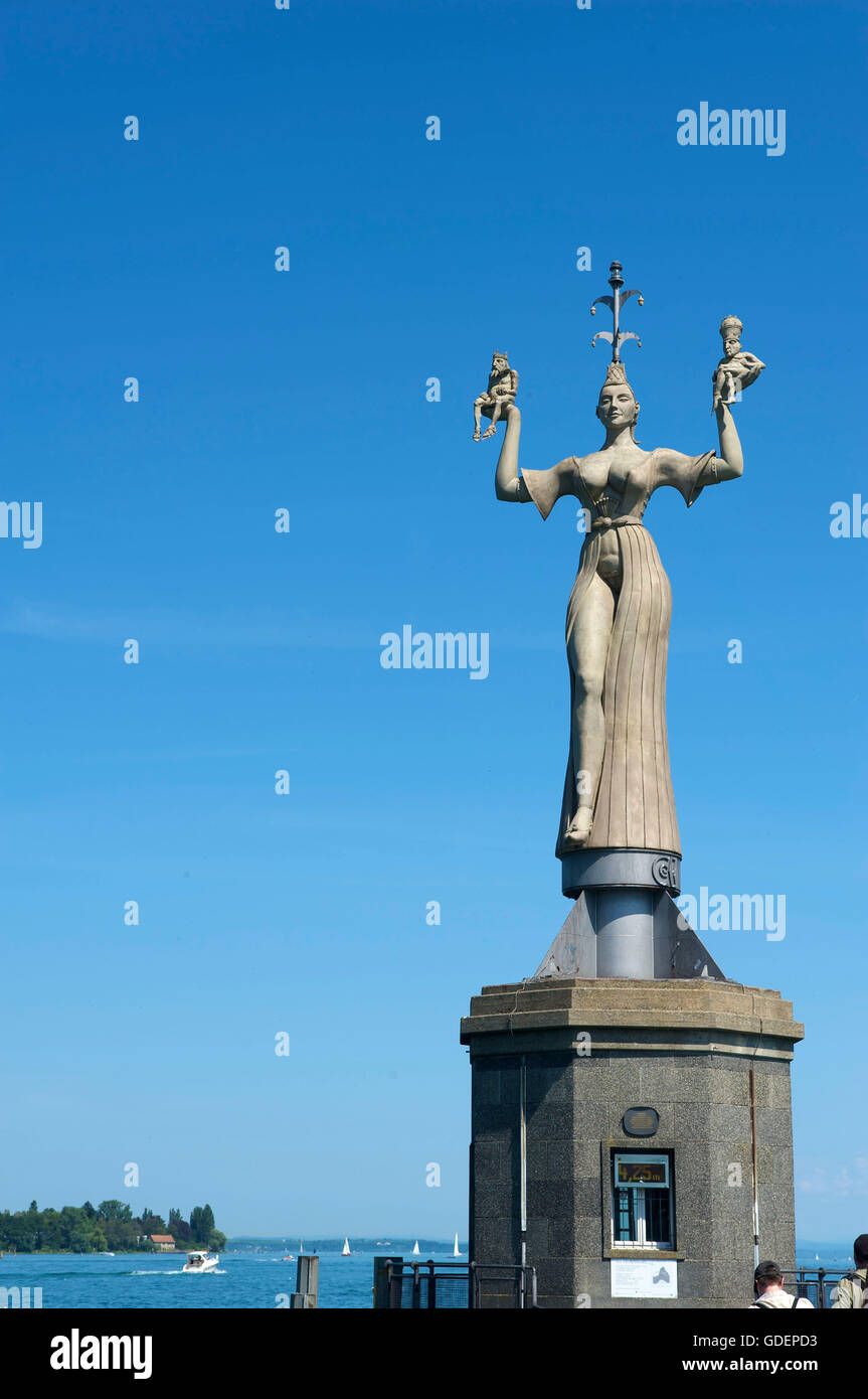 Imperia, Constance, Bodensee, Baden-Württemberg, Deutschland Stockfoto