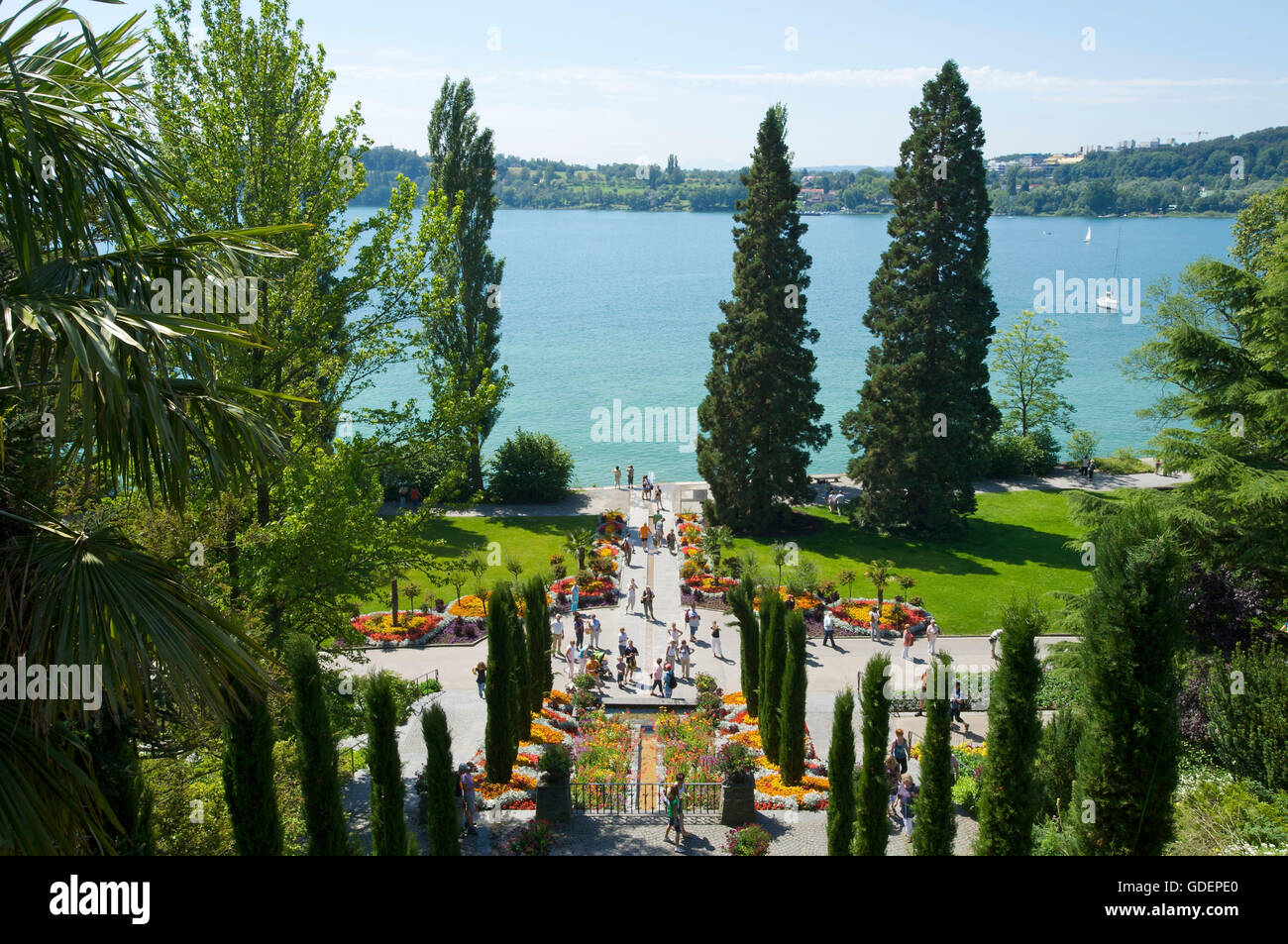 Insel Mainau, Bodensee, Baden-Württemberg, Deutschland Stockfoto