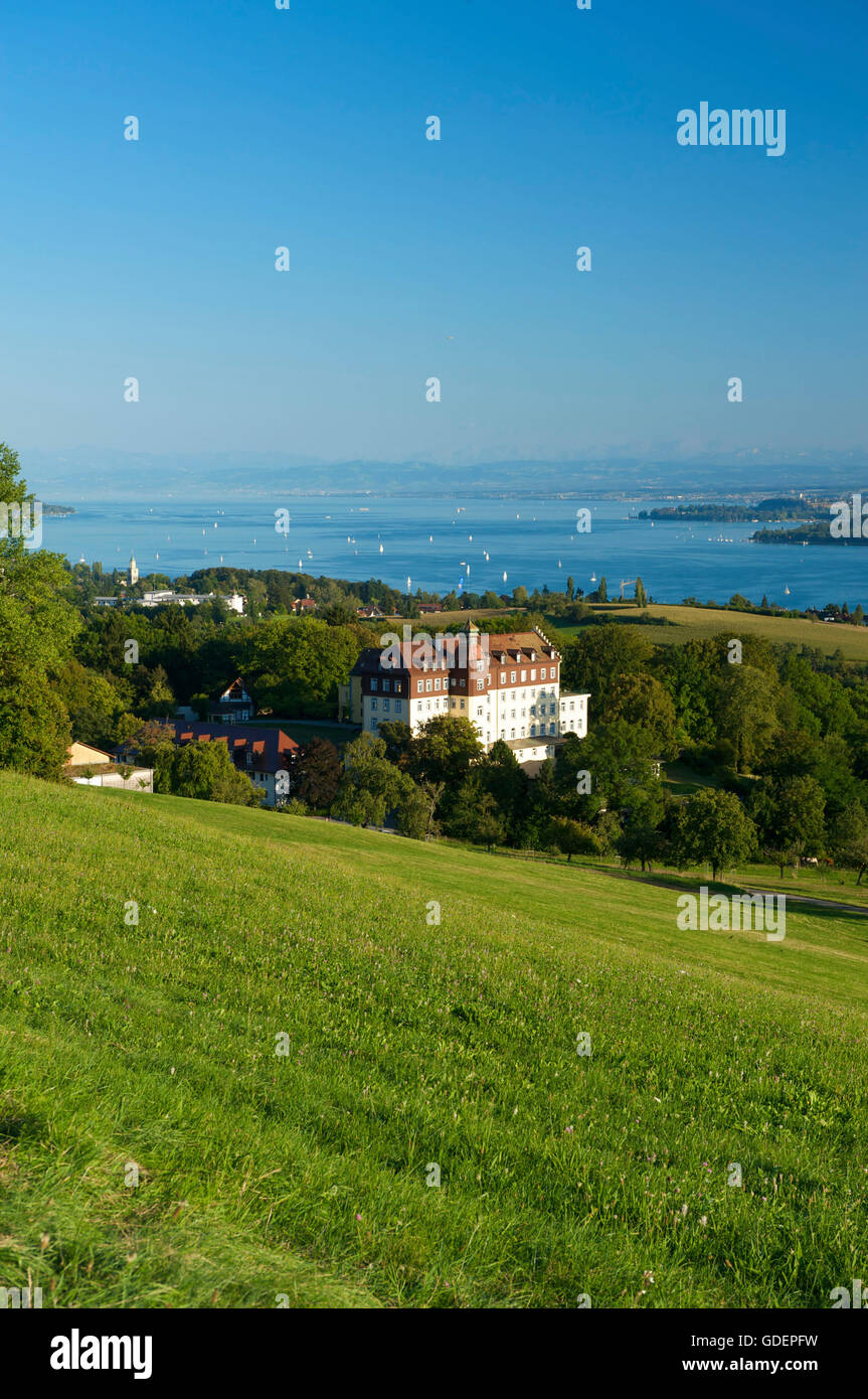 Schloss Spetzgart, Bodensee, Baden-Württemberg, Deutschland Stockfoto
