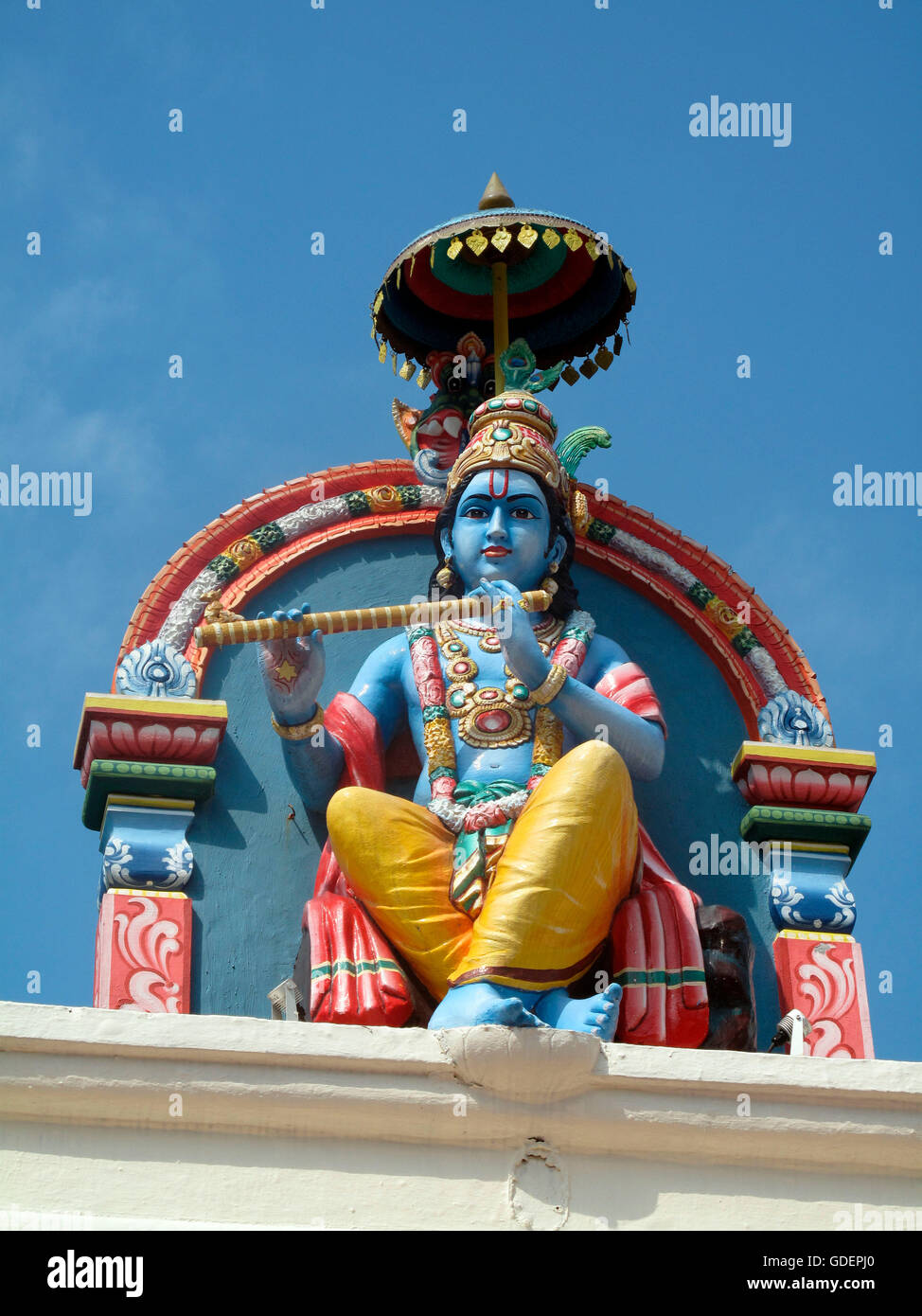 Sri Mariamman Temple, Chinatown, Singapur / ältesten Tempel von Singapur Stockfoto