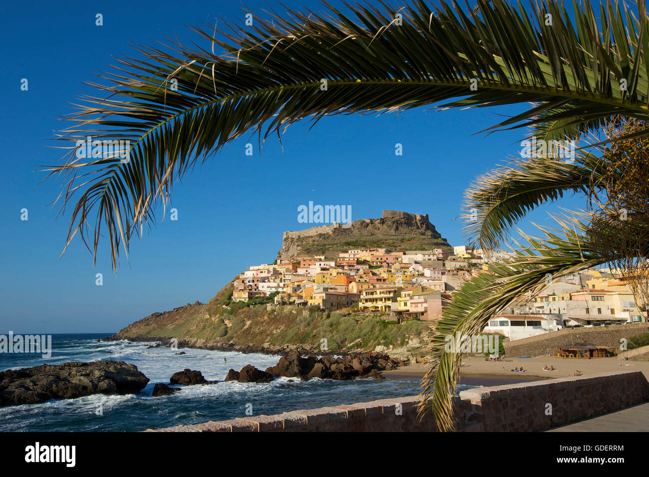 Castelsardo, Sardinien, Italien Stockfoto