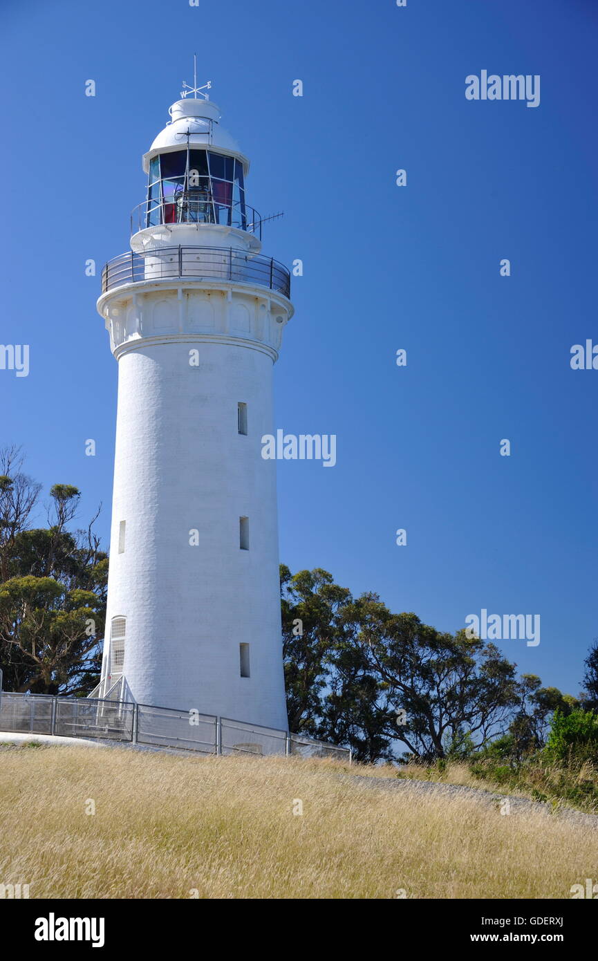 Tabelle Cape Lighthouse, Tasmanien, Australien Stockfoto