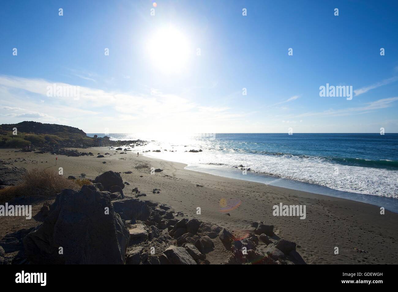 Playa del Ingles, Valle Gran Rey, La Gomera, Kanarische Inseln, Spanien Stockfoto