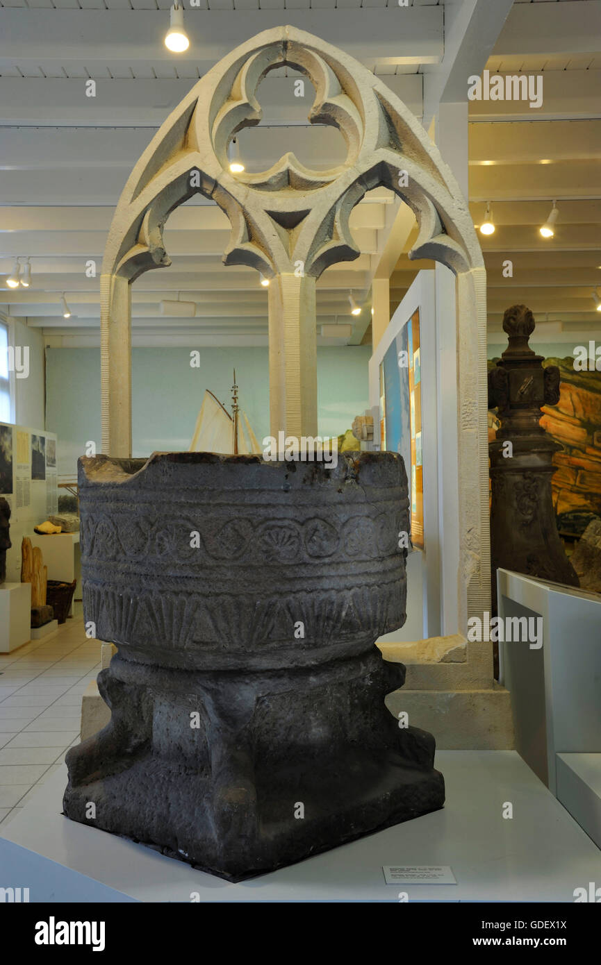 Sandstein-Museum, Bad Bentheim, Niedersachsen, Deutschland Stockfoto