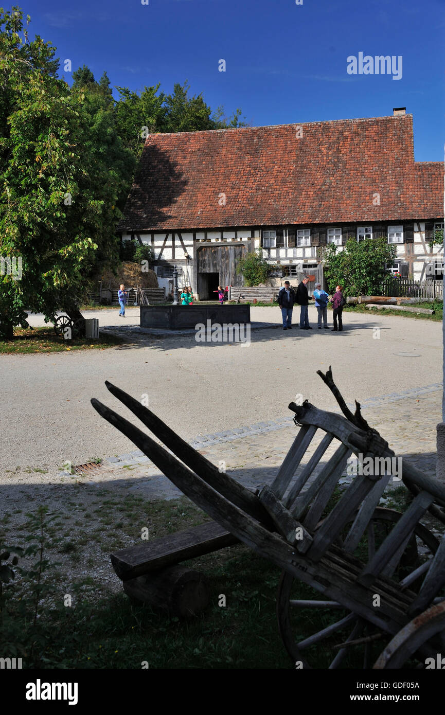 Natur Park oberen Donautal, Open Air Museum Neuhausen Ob Eck, Baden-Württemberg, Deutschland Stockfoto