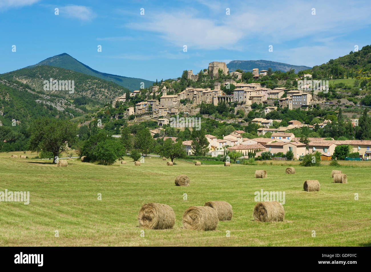 Montbrun-Les Bains, Provence, Rhone-Alpes, Frankreich Stockfoto