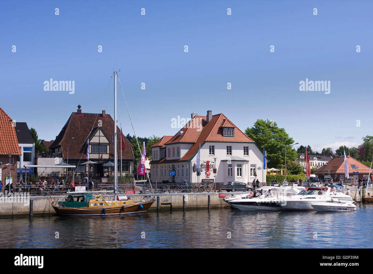 Hafen von Neustadt in Holstein, Schleswig-Holstein, Deutschland, Europa Stockfoto