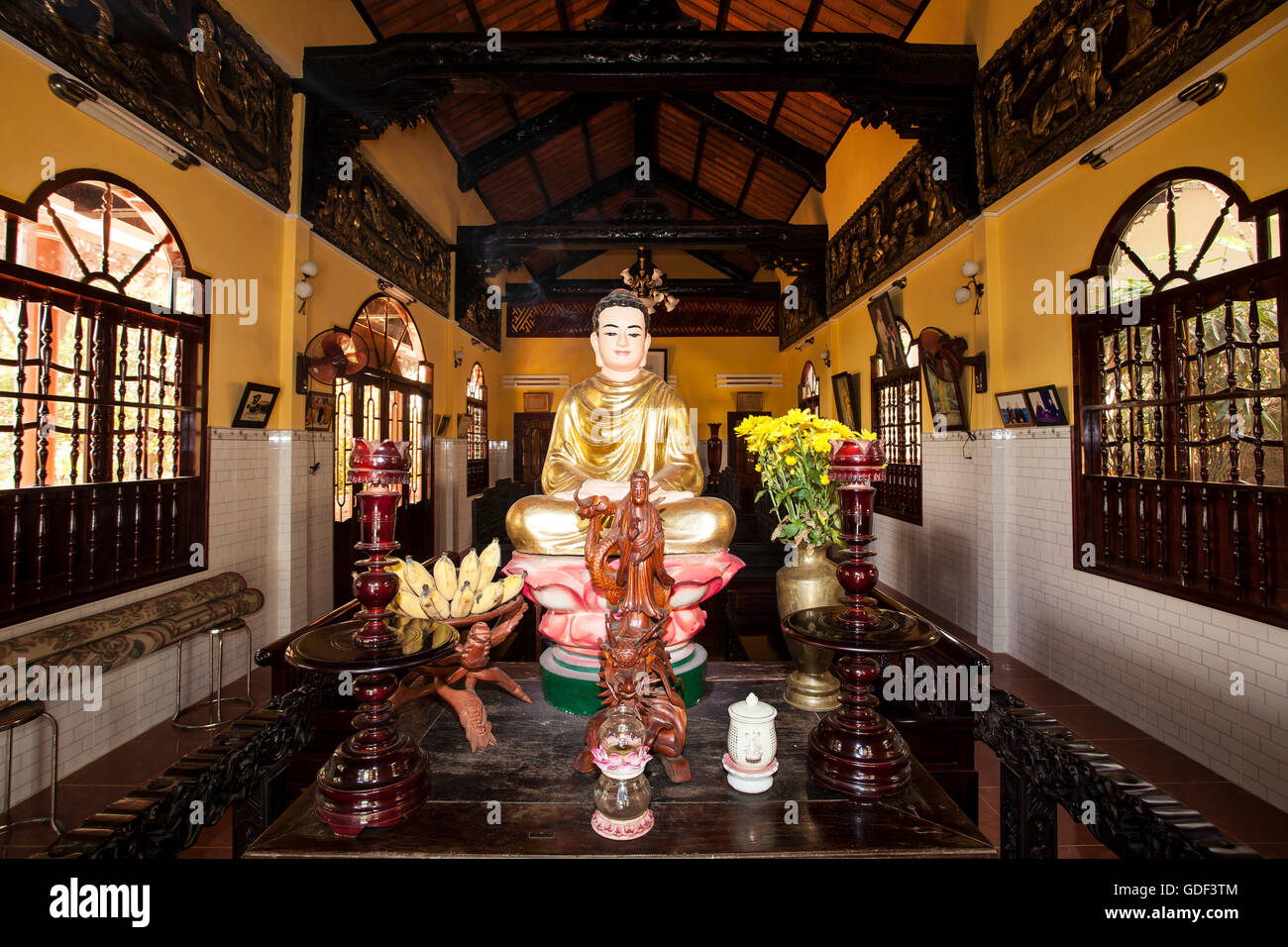 Buddha-Statue, co-Tach-Pagode, Binh Thuan, Vietnam Stockfoto