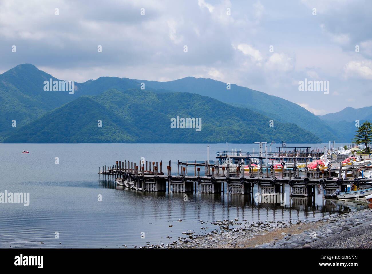 See Chuzenji in Nikko-Nationalpark, Japan. Stockfoto