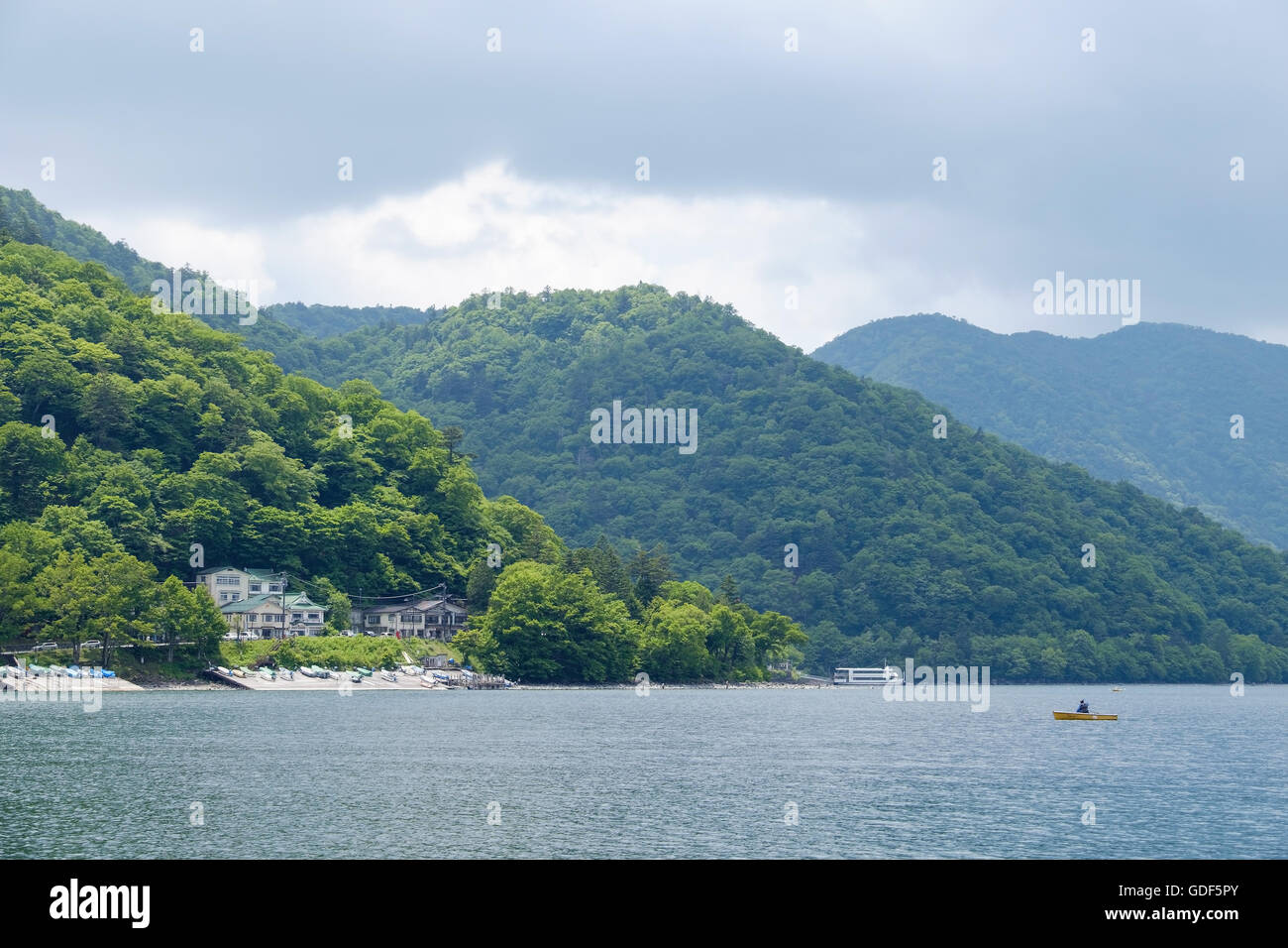See Chuzenji in Nikko-Nationalpark, Japan. Stockfoto
