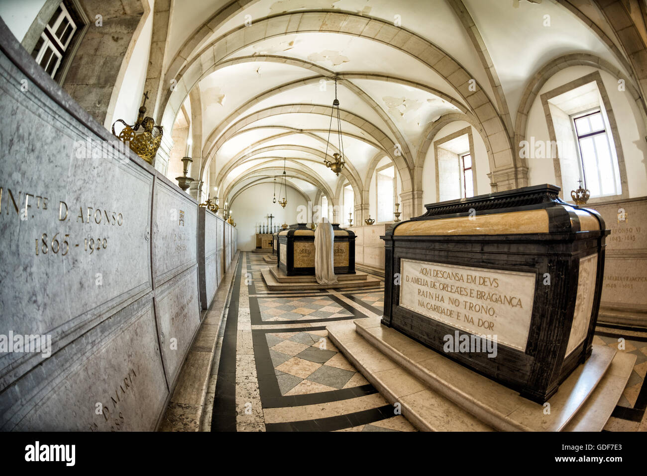 Lissabon, Portugal Das Pantheon der Haus von Braganca Häuser die