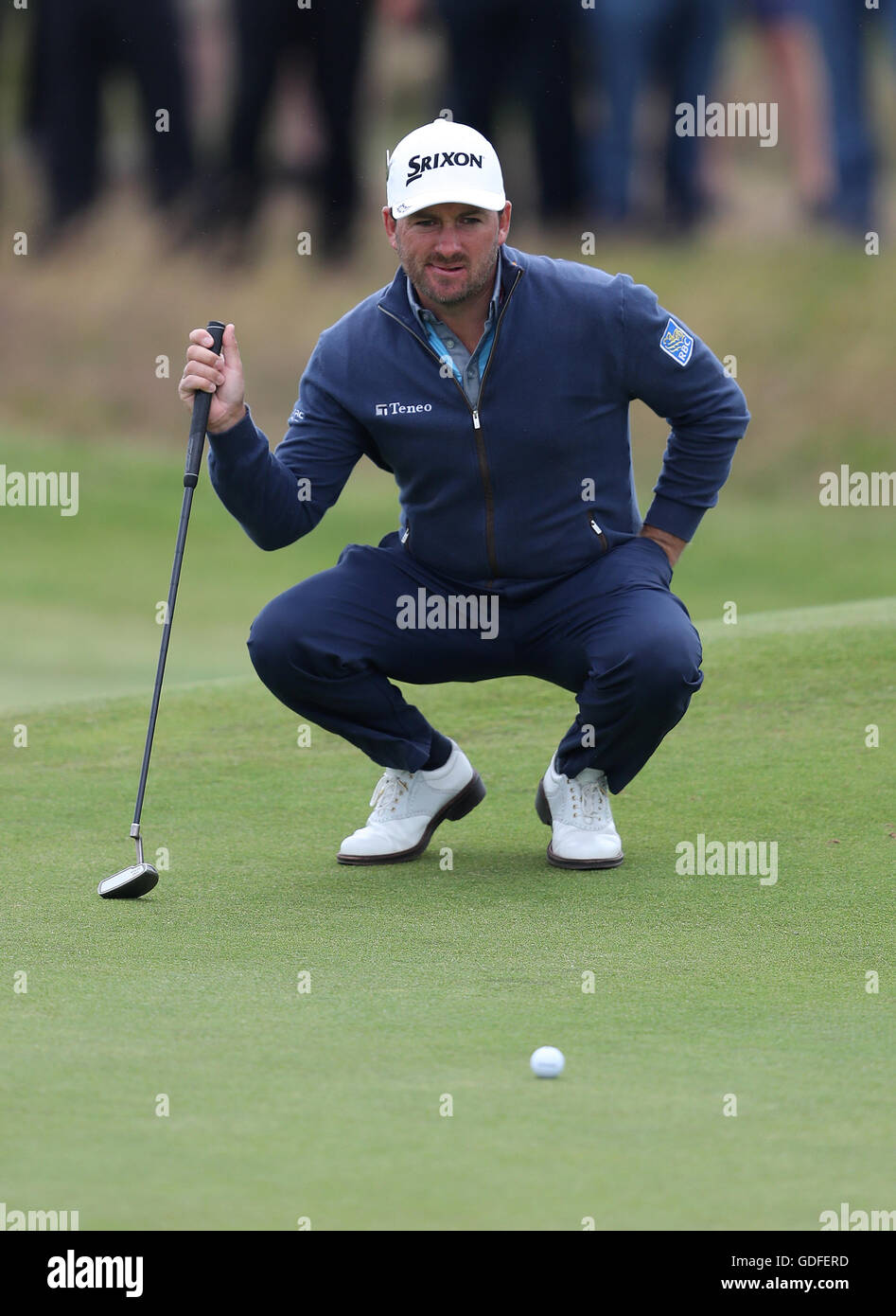 Northern Ireland Graeme McDowell am 4. Tag drei der The Open Championship 2016 im Royal Troon Golf Club, South Ayrshire. Stockfoto