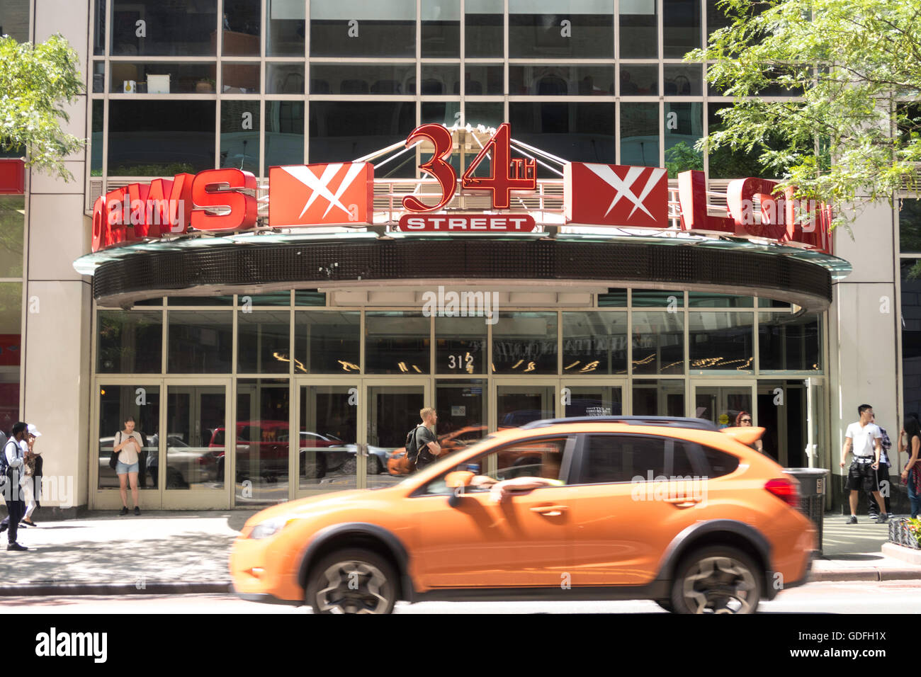 34. Straße Loews Kino, NYC Stockfoto