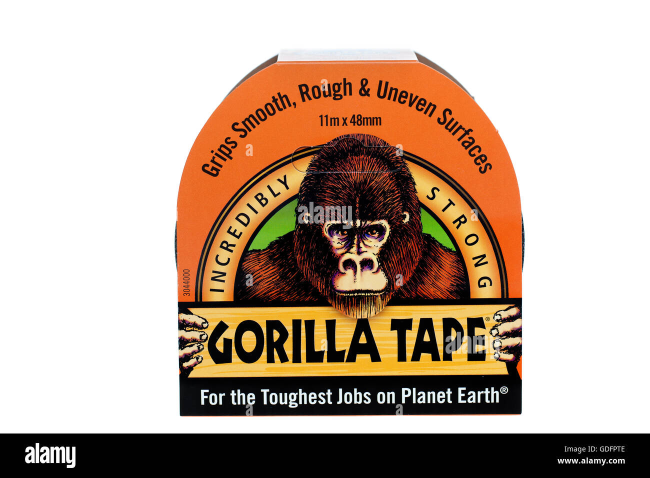 Packung mit 11mts von 48 mm unglaublich starke Gorilla Tape Stockfoto