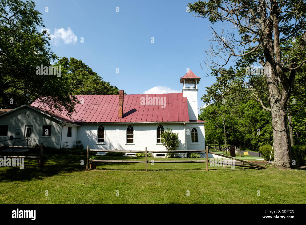 Ashville baptistischen Kirche, 4218 Ashville Road, Marshall, Virginia Stockfoto