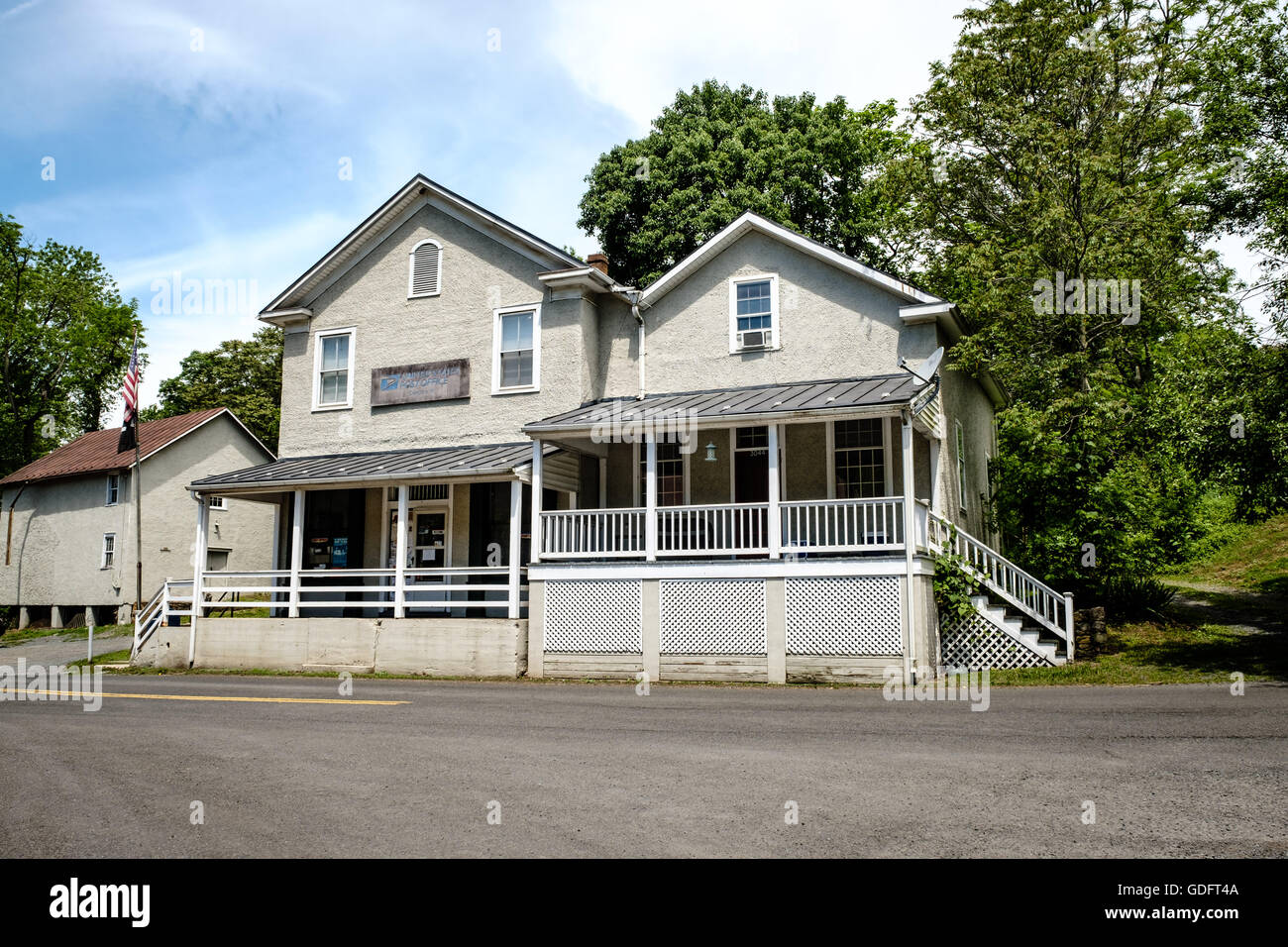 Postamt Delaplane, ehemals Turner Seaton Store Rokeby Road, Delaplane, Virginia Stockfoto