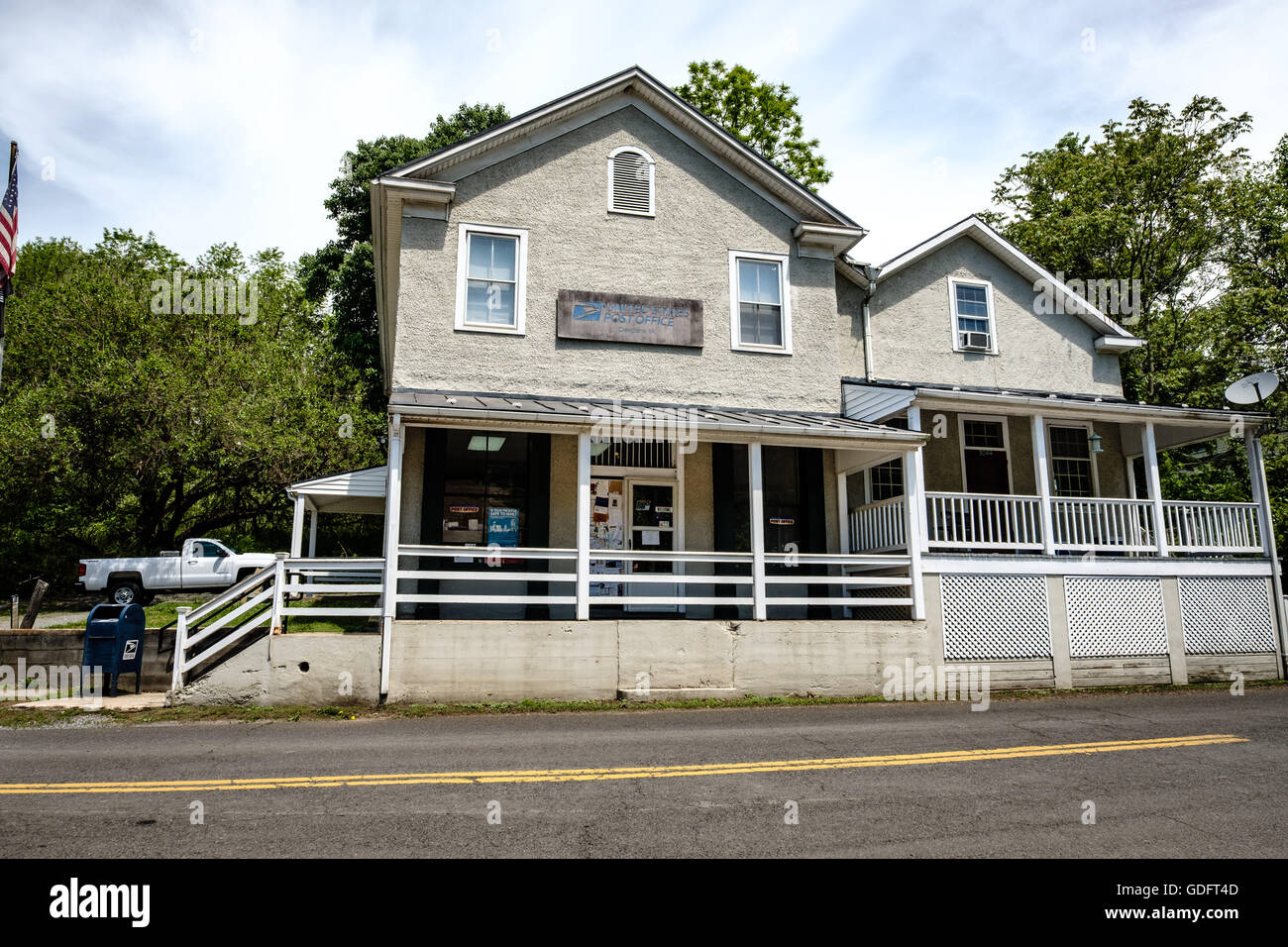 Postamt Delaplane, ehemals Turner Seaton Store Rokeby Road, Delaplane, Virginia Stockfoto