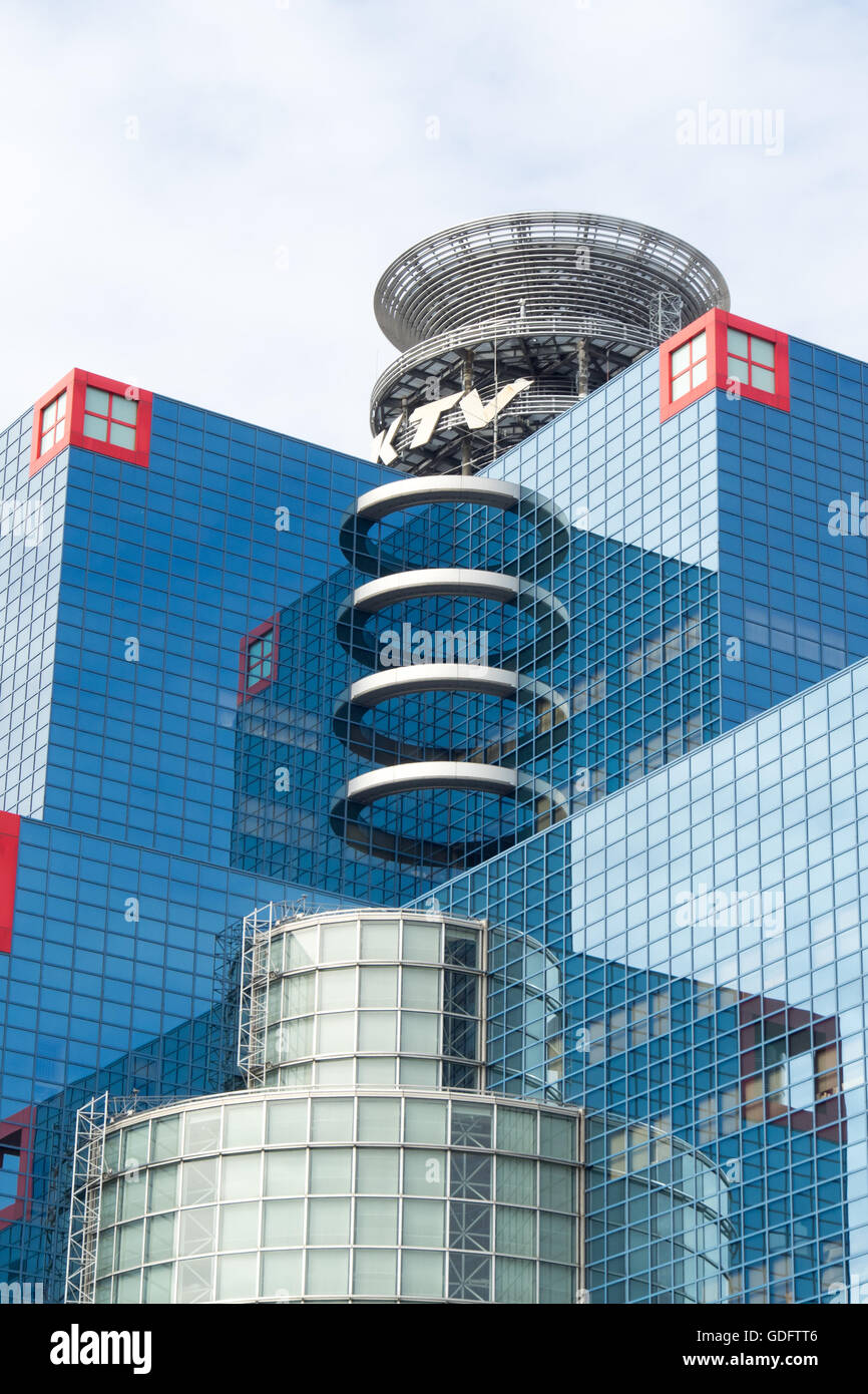 Der Sitz des Kansai Telecasting Corporation, Osaka. Stockfoto