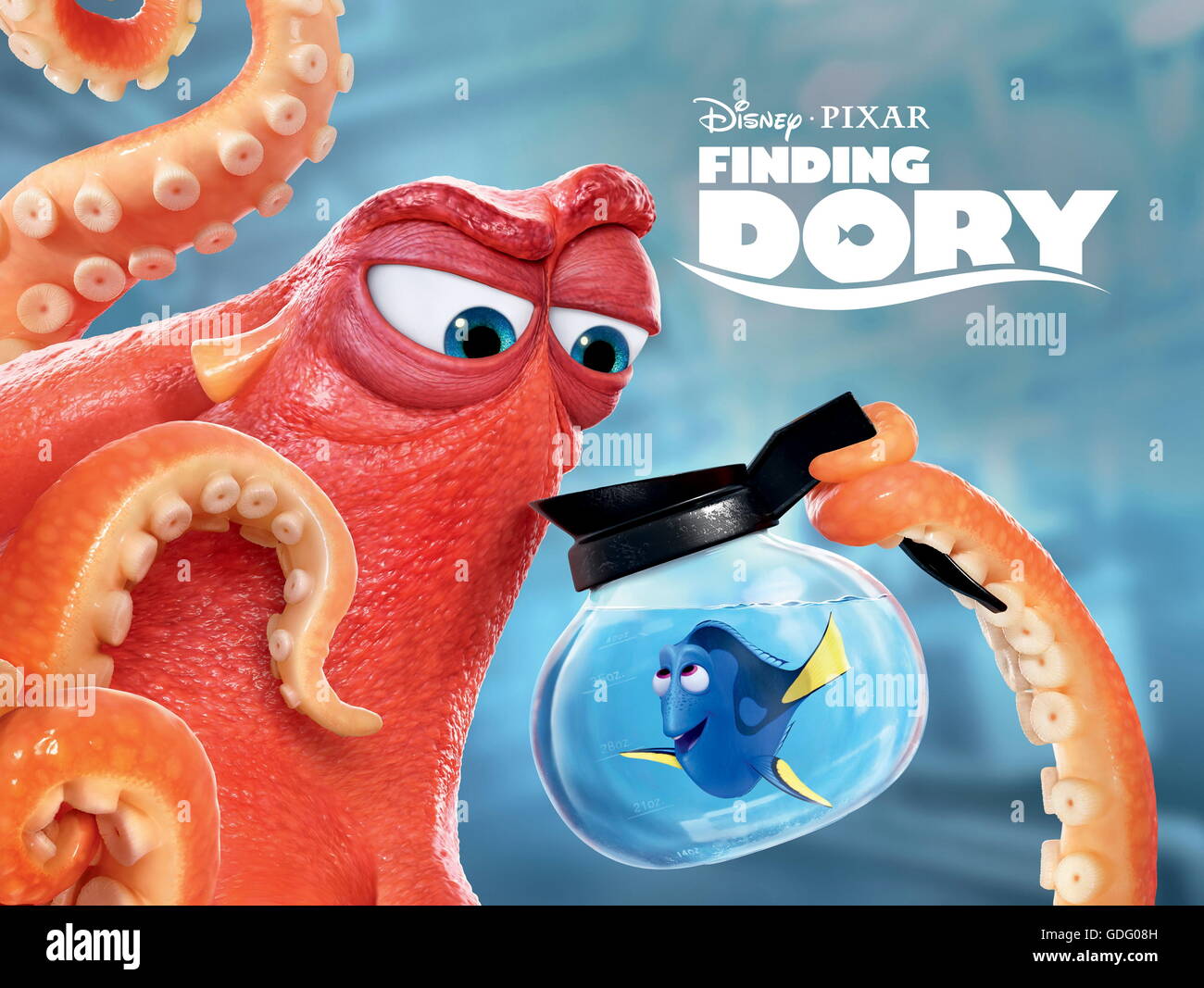 Erscheinungsdatum: 17. Juni 2016 Titel: Suche nach Dory STUDIO: Pixar Animation DIRECTOR: Andrew Stanton, Angus MacLane PLOT: freundlich aber vergesslich blue Tang Fisch vereint mit ihren lieben und jeder lernt ein paar Dinge über die wahre Bedeutung der Familie auf dem Weg. Darsteller: Ellen DeGeneres, Albert Brooks, Ed O'Neill (Credit: C Pixar/Unterhaltung Bilder /) Stockfoto
