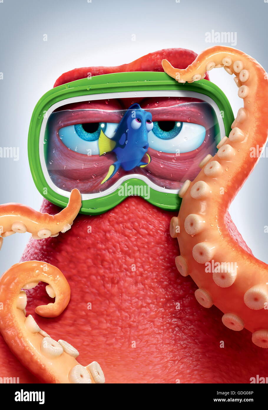 Erscheinungsdatum: 17. Juni 2016 Titel: Suche nach Dory STUDIO: Pixar Animation DIRECTOR: Andrew Stanton, Angus MacLane PLOT: freundlich aber vergesslich blue Tang Fisch vereint mit ihren lieben und jeder lernt ein paar Dinge über die wahre Bedeutung der Familie auf dem Weg. Darsteller: Ellen DeGeneres, Albert Brooks, Ed O'Neill (Credit: C Pixar/Unterhaltung Bilder /) Stockfoto