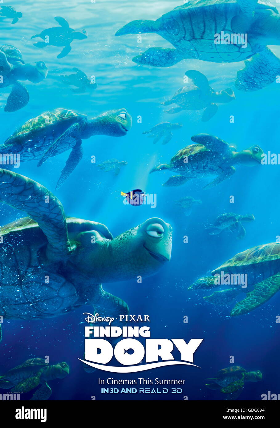 Erscheinungsdatum: 17. Juni 2016 Titel: Suche nach Dory STUDIO: Pixar Animation DIRECTOR: Andrew Stanton, Angus MacLane PLOT: freundlich aber vergesslich blue Tang Fisch vereint mit ihren lieben und jeder lernt ein paar Dinge über die wahre Bedeutung der Familie auf dem Weg. Darsteller: Ellen DeGeneres, Albert Brooks, Ed O'Neill (Credit: C Pixar/Unterhaltung Bilder /) Stockfoto