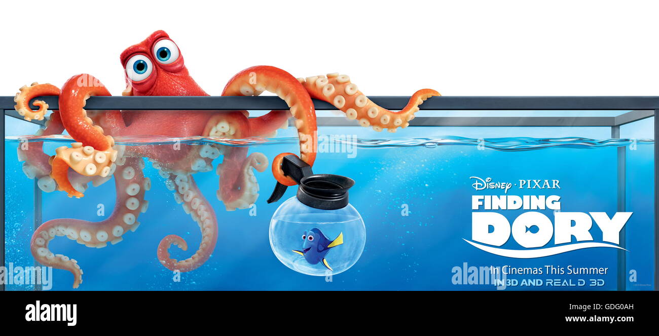 Erscheinungsdatum: 17. Juni 2016 Titel: Suche nach Dory STUDIO: Pixar Animation DIRECTOR: Andrew Stanton, Angus MacLane PLOT: freundlich aber vergesslich blue Tang Fisch vereint mit ihren lieben und jeder lernt ein paar Dinge über die wahre Bedeutung der Familie auf dem Weg. Darsteller: Ellen DeGeneres, Albert Brooks, Ed O'Neill (Credit: C Pixar/Unterhaltung Bilder /) Stockfoto