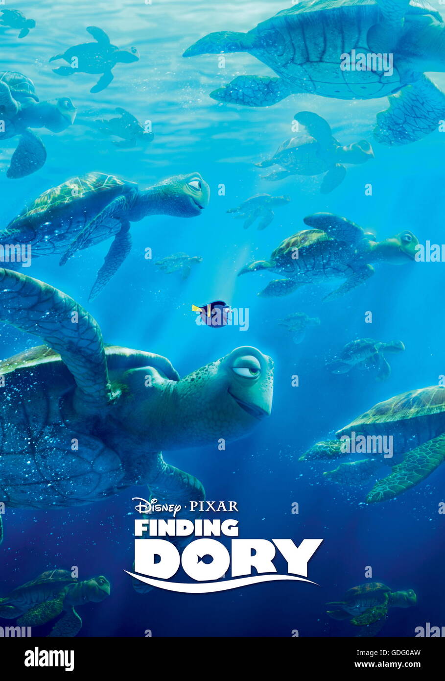 Erscheinungsdatum: 17. Juni 2016 Titel: Suche nach Dory STUDIO: Pixar Animation DIRECTOR: Andrew Stanton, Angus MacLane PLOT: freundlich aber vergesslich blue Tang Fisch vereint mit ihren lieben und jeder lernt ein paar Dinge über die wahre Bedeutung der Familie auf dem Weg. Darsteller: Ellen DeGeneres, Albert Brooks, Ed O'Neill (Credit: C Pixar/Unterhaltung Bilder /) Stockfoto
