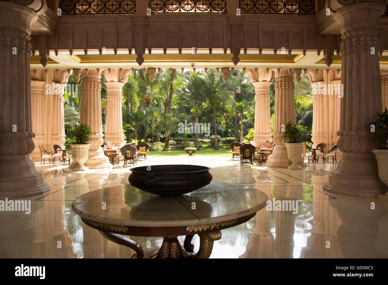 The Leela Palace Bangalore auf Old Airport Road ist brillant. Stockfoto