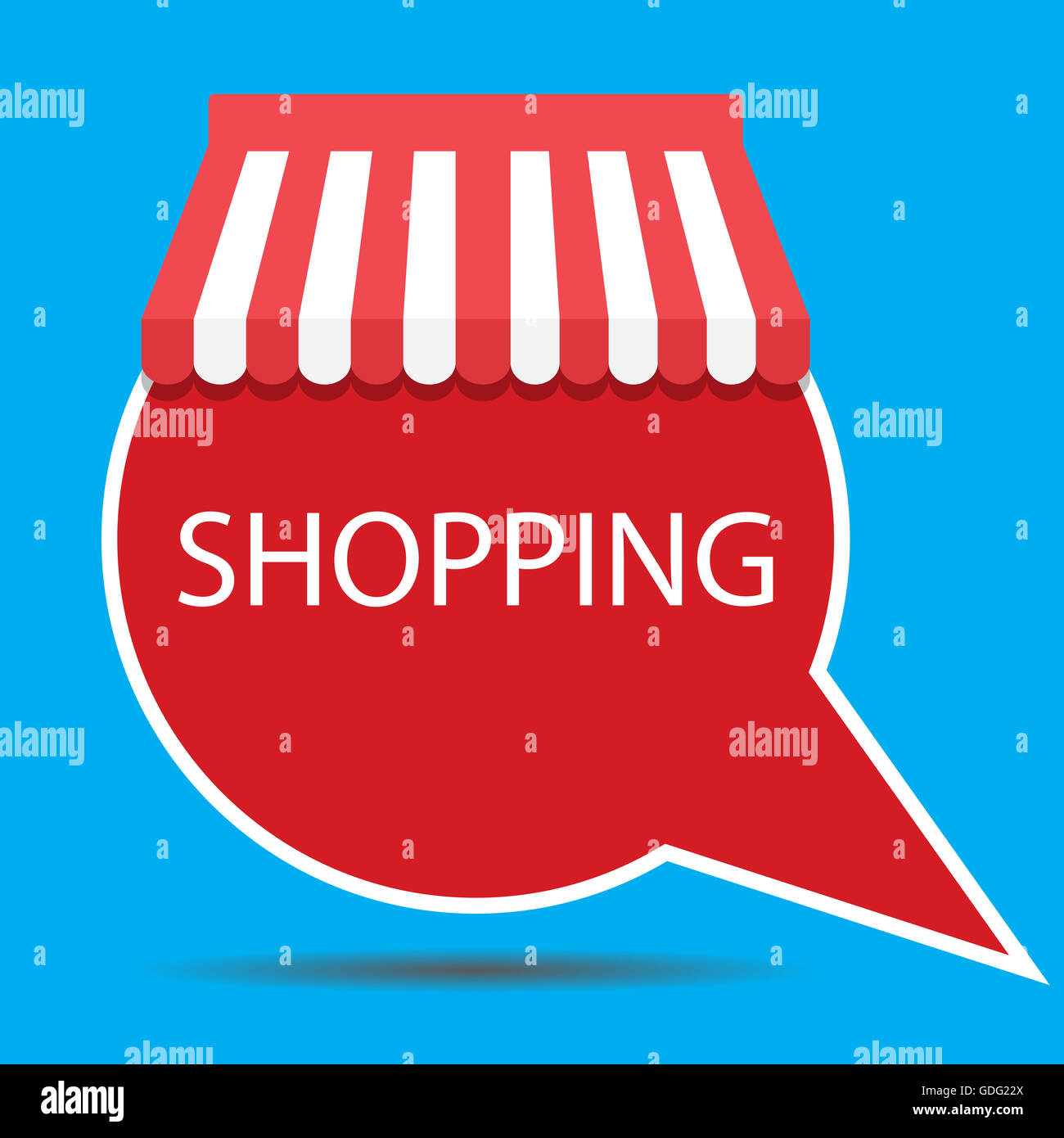 Label-Plakette Vektor für Store einkaufen. Warenkorb-Symbol und Verkauf Mode-illustration Stockfoto