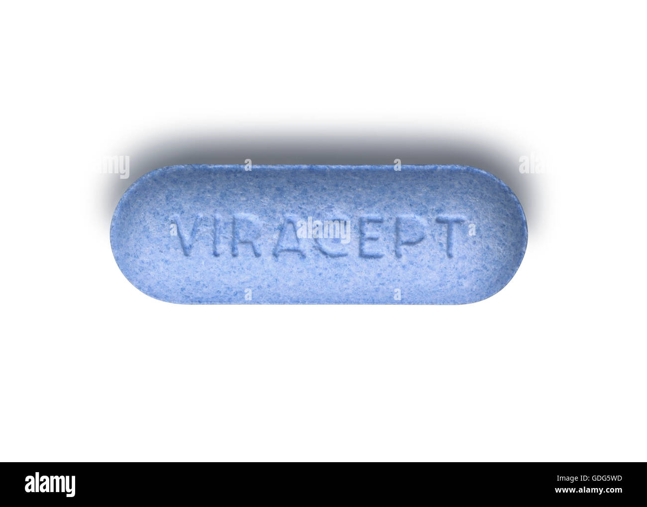 Verschreibungspflichtiges Medikament Viracept ein AIDS-HIV antivirale Stockfoto