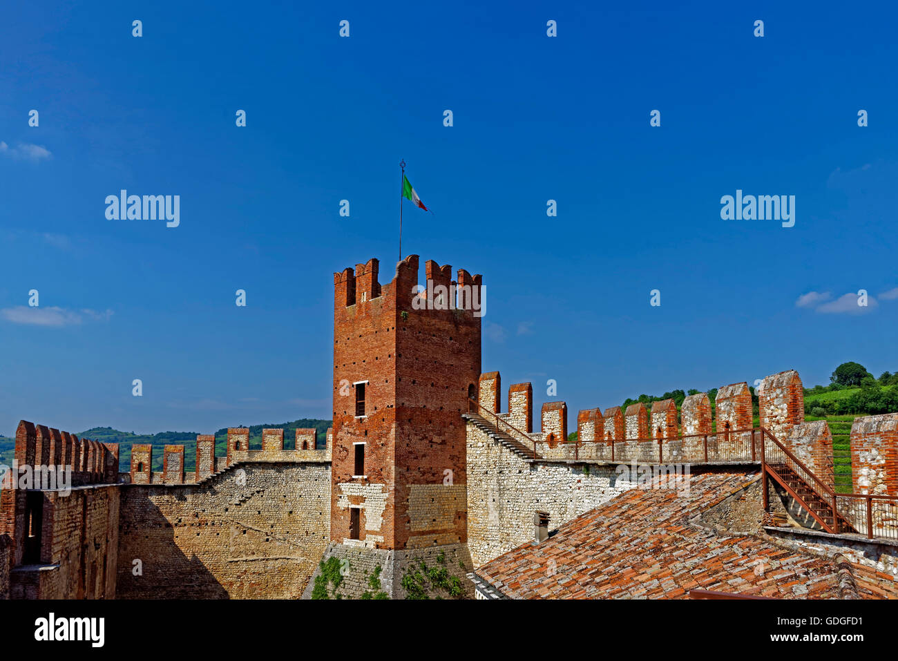 Scalierburg, Castello Medievale Stockfoto